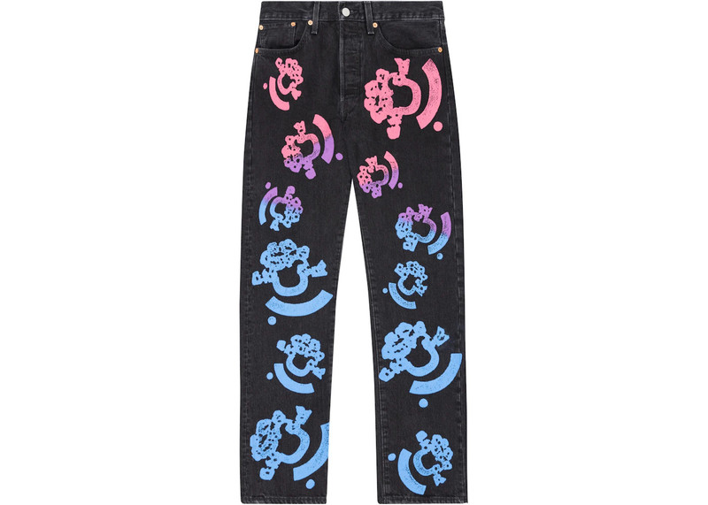 Denim Tears Bstroy Tears 501 Jean Washed Black 1