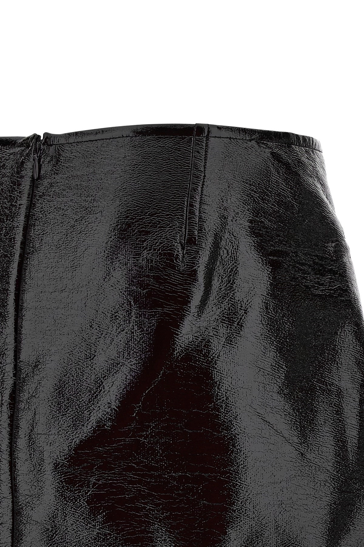 'Fold Vinyl Mini' skirt - 5