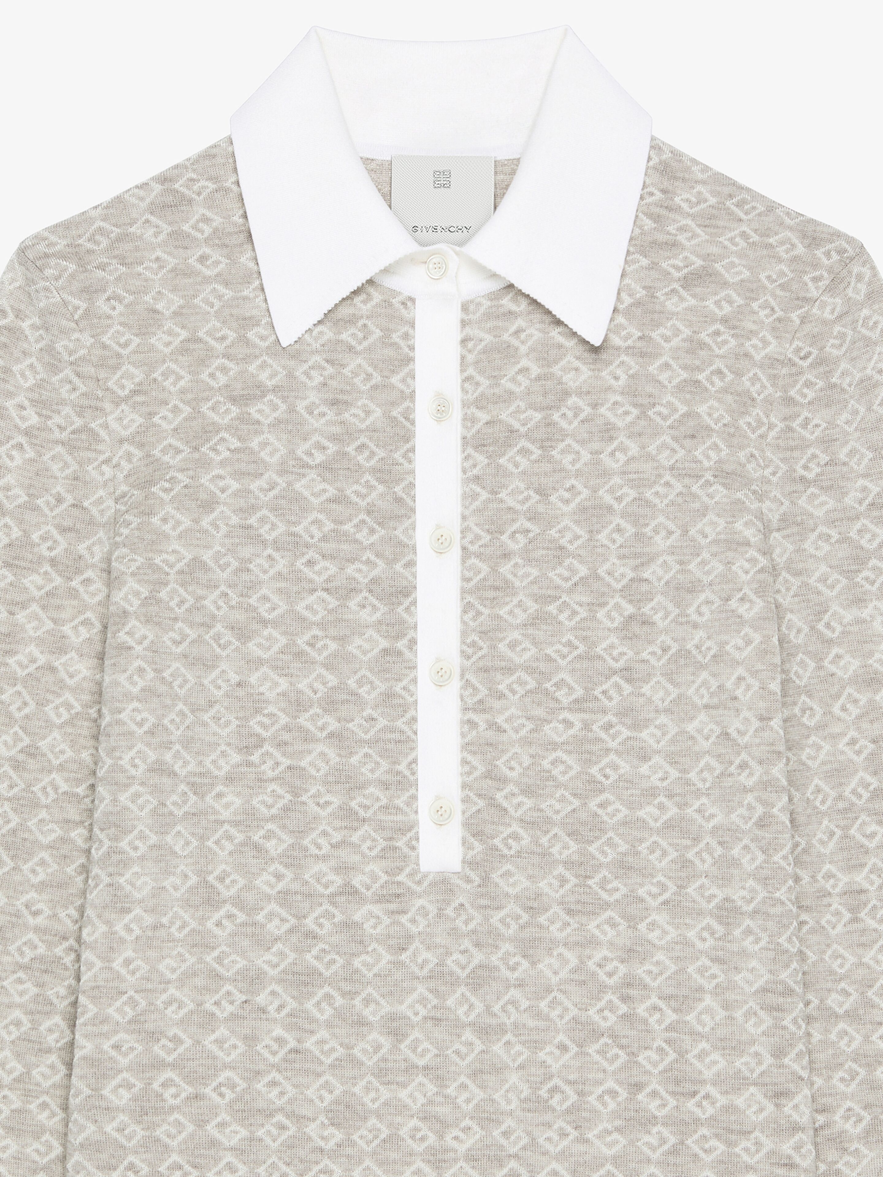 SLIM FIT POLO IN MONOGRAM 72 JACQUARD - 2