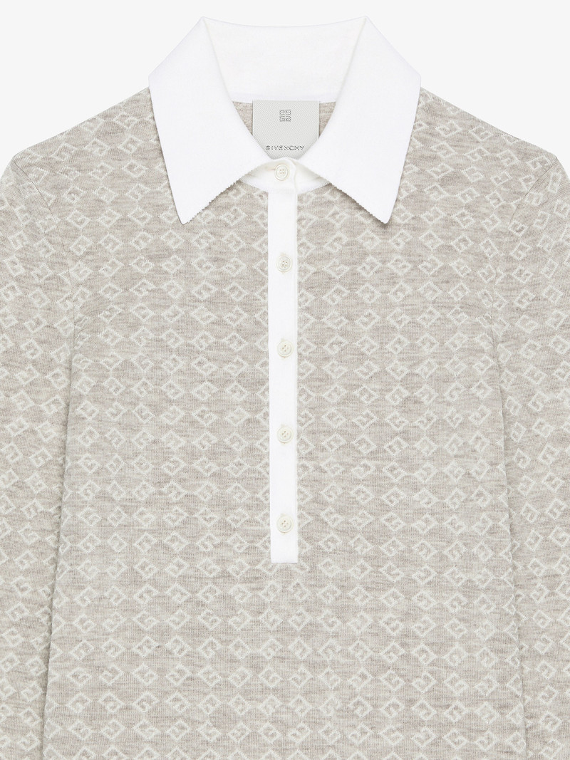 SLIM FIT POLO IN MONOGRAM 72 JACQUARD 2
