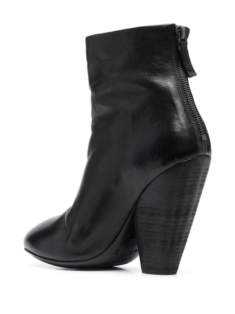 120mm leather ankle boots - 3