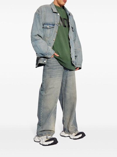 BALENCIAGA wide-leg cotton jeans outlook