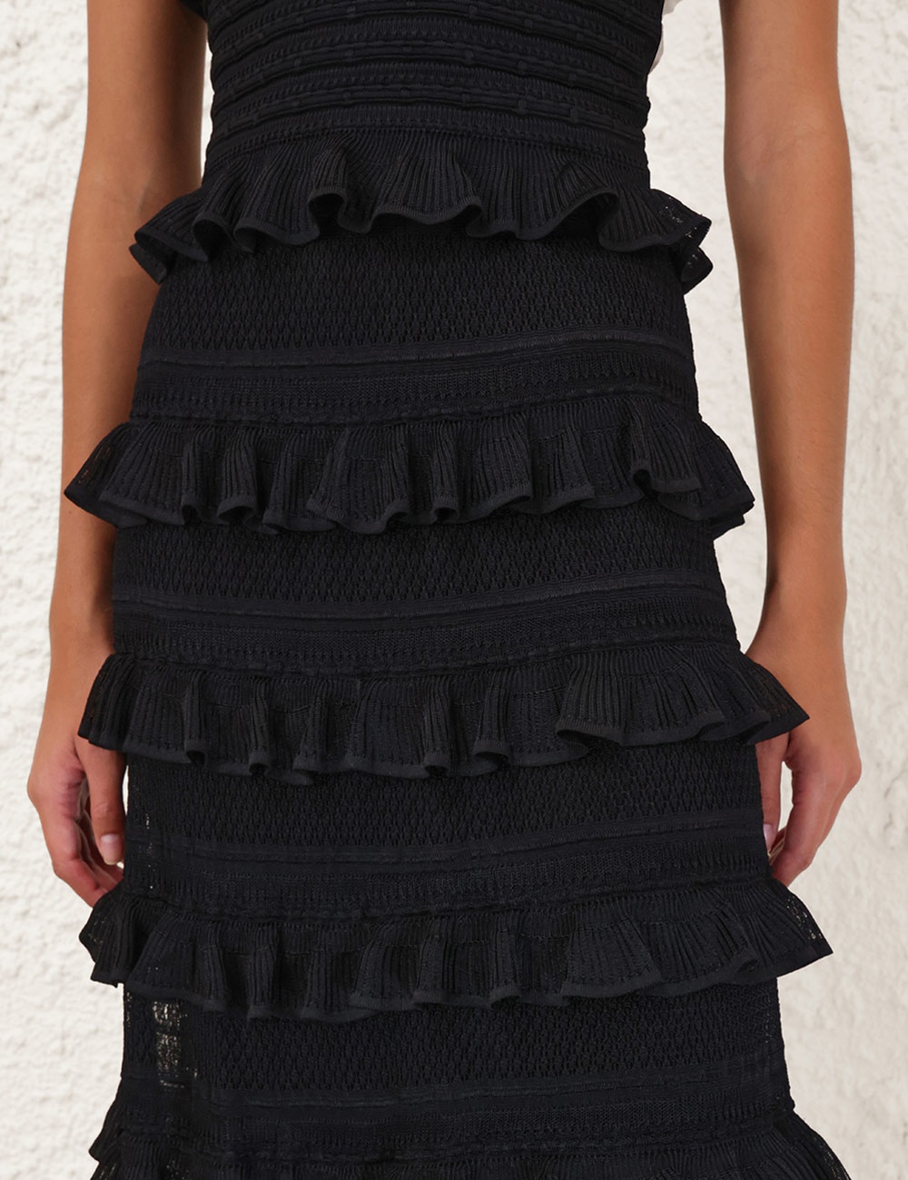 ILLUMINATE LACE FRILL SKIRT - 5