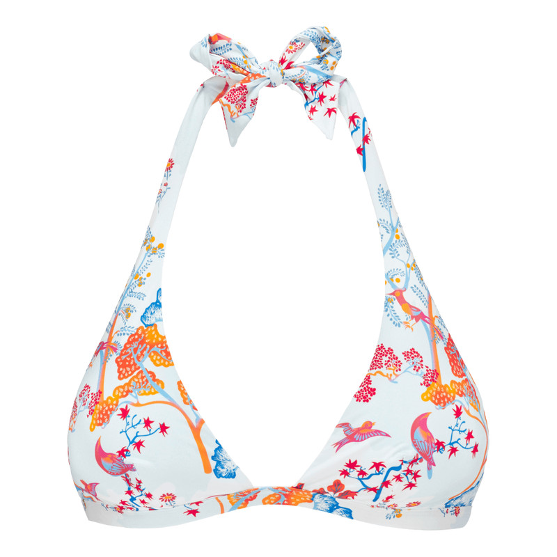 Women Halter Bikini Top Peaceful Trees 1