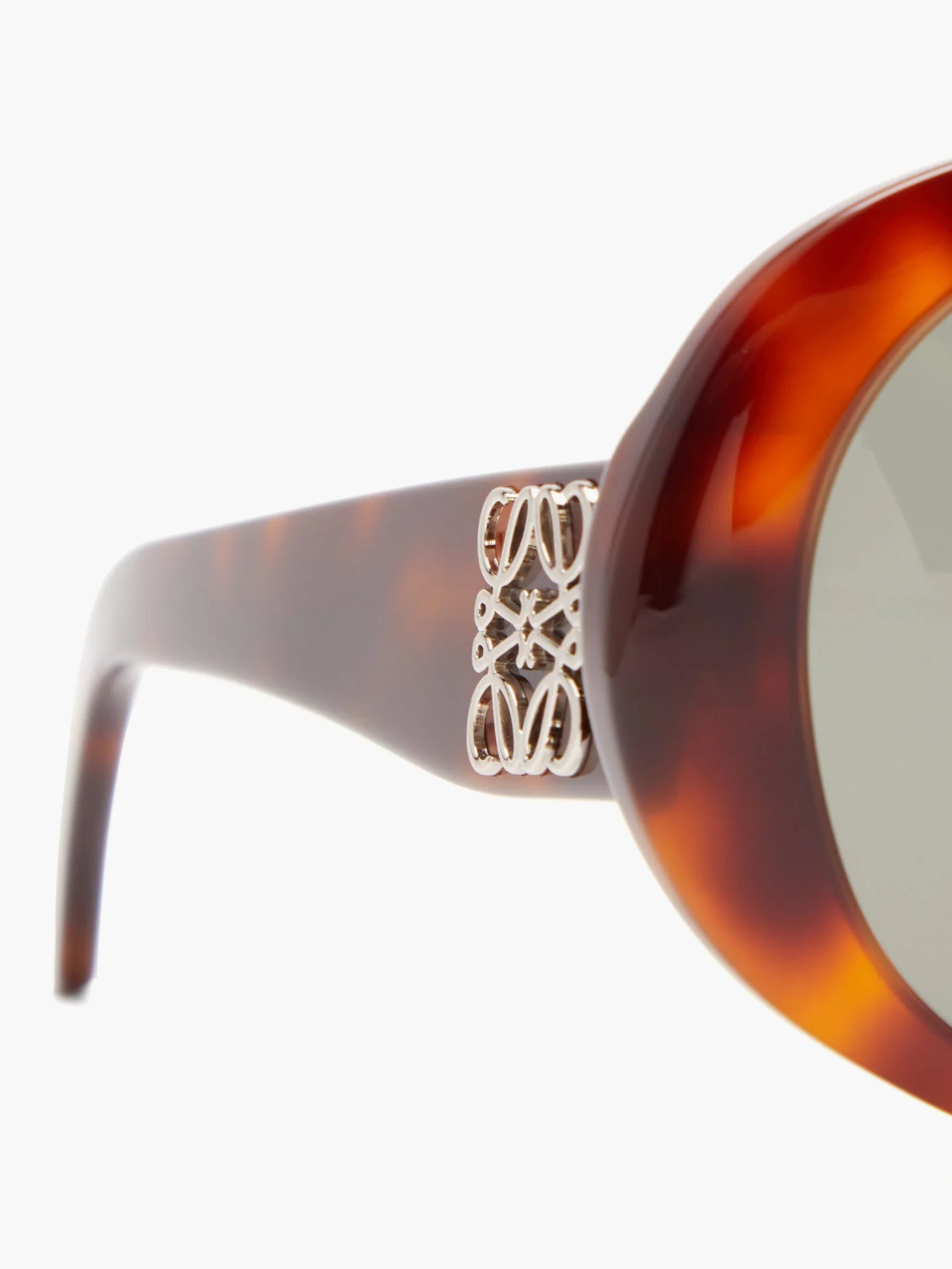 Oversized tortoiseshell-effect acetate sunglasses - 6