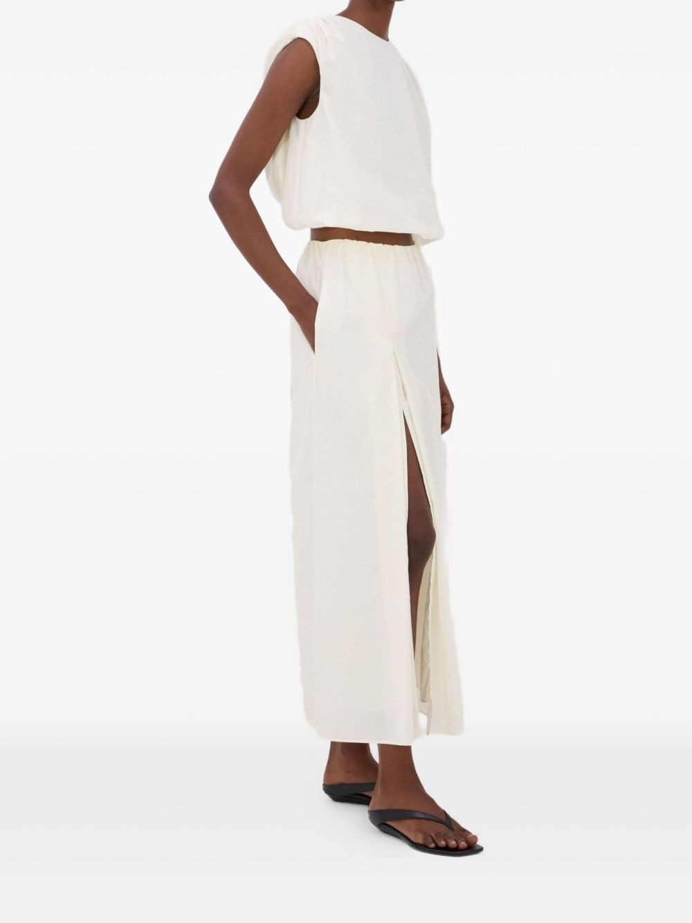 Cosma gathered-shoulder top - 3