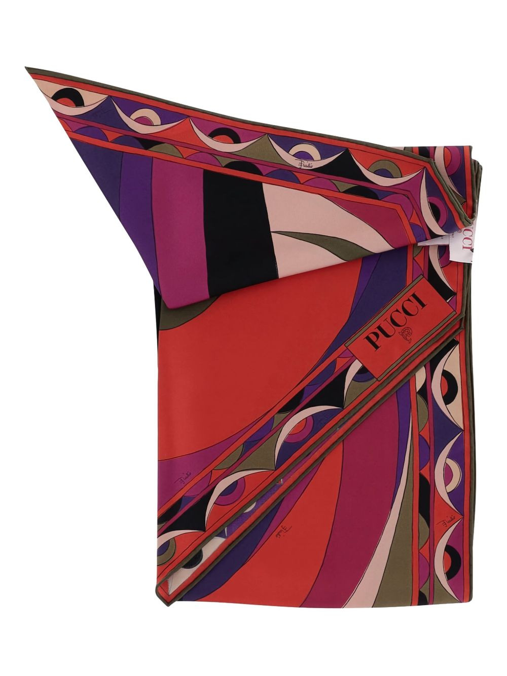 Vivara-print silk scarf - 2