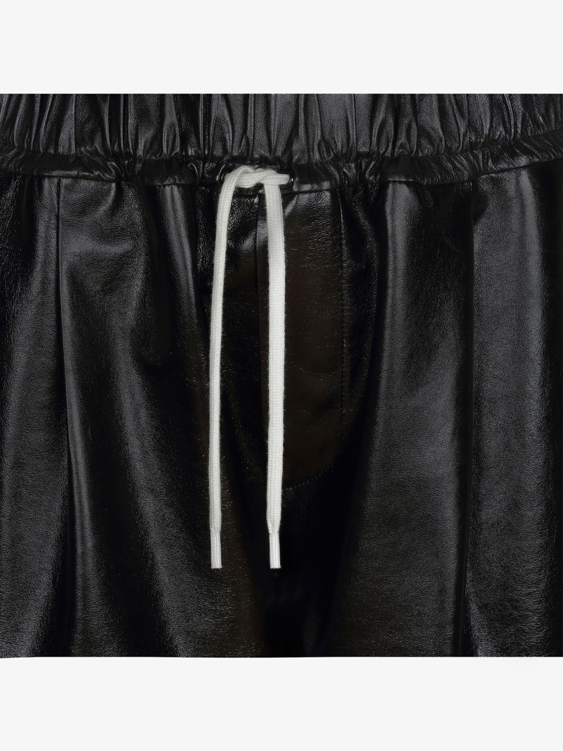 Loose trousers in smooth leather 6