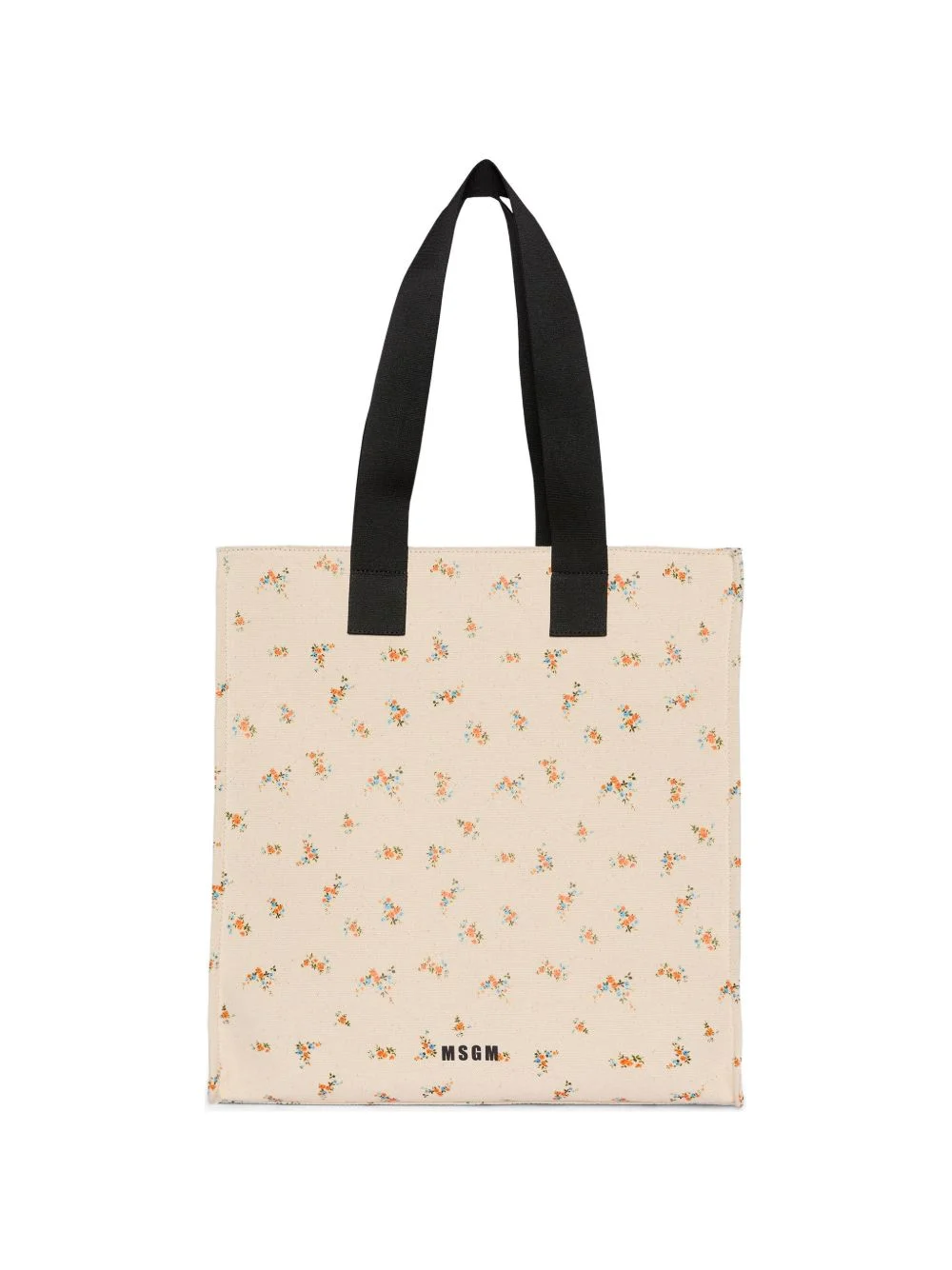 floral-pattern tote bag - 1