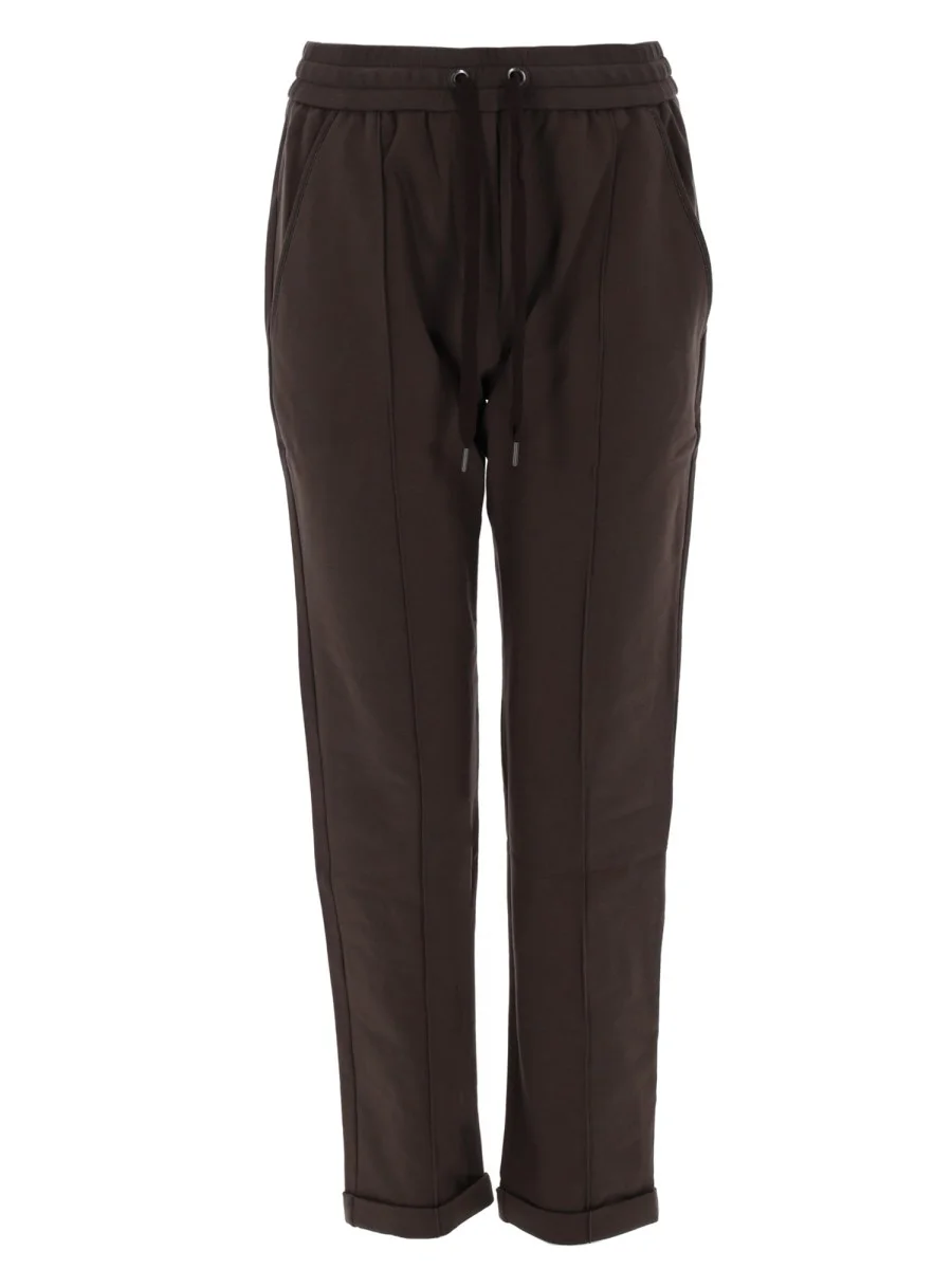 COTTON "TRACK" PANTS - 1