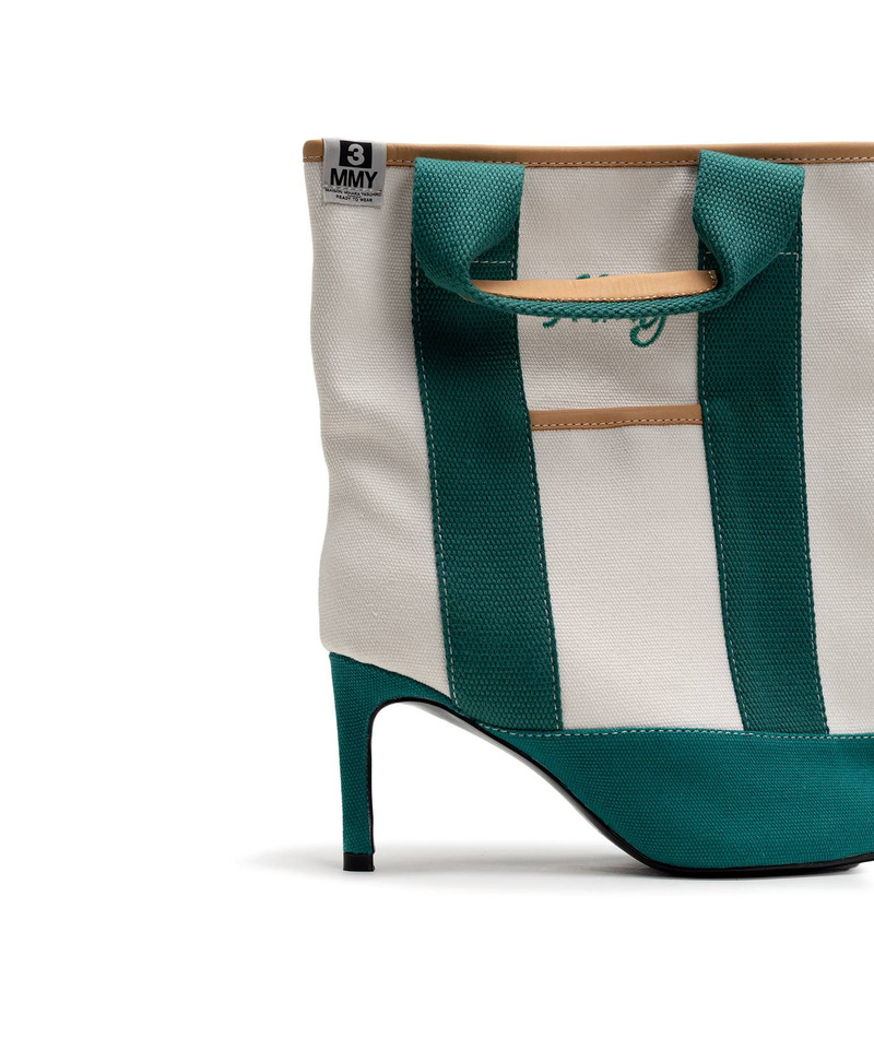 Tote Bag Detail Pin Heel Boots 18
