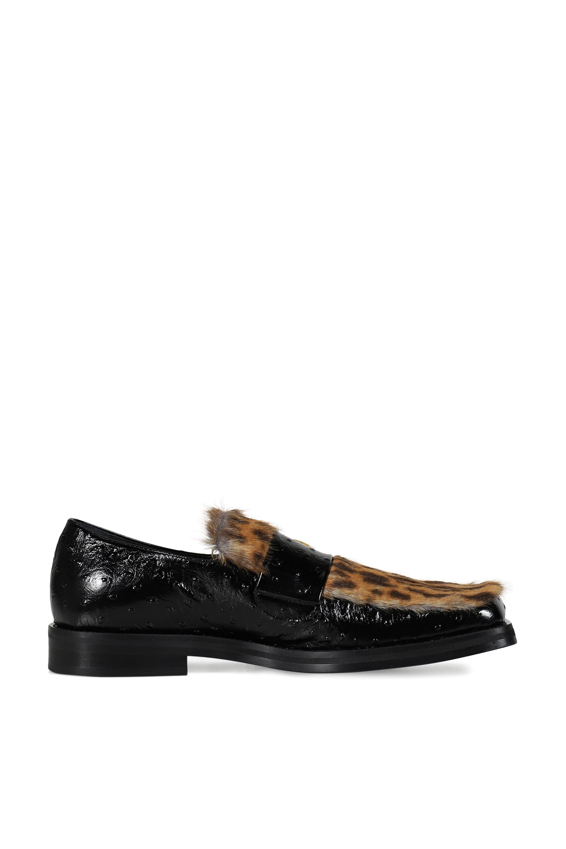 CHAMPAGNE CAP SQUARE TOE LOAFER / BLK - 2