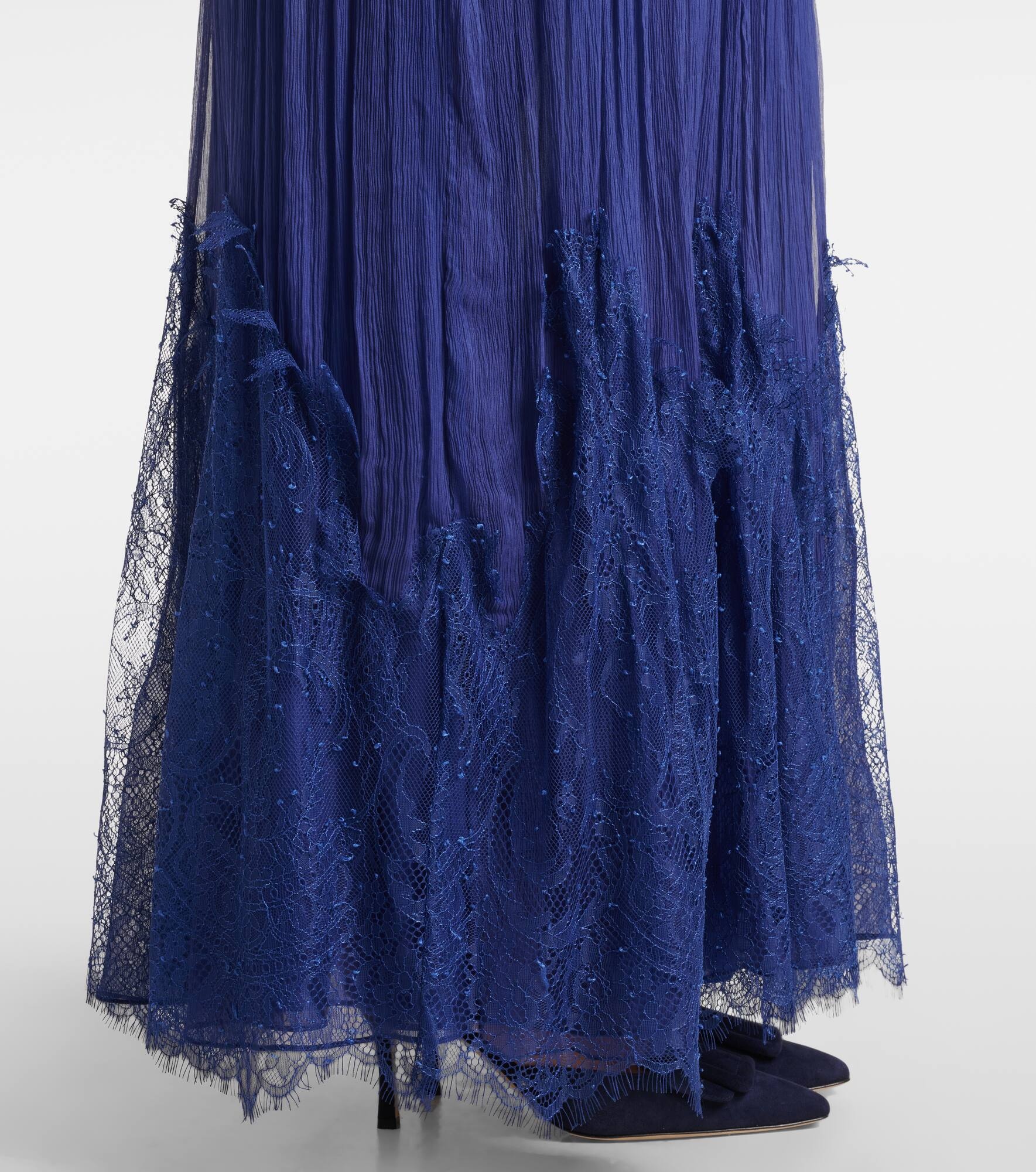 Kenda embellished chiffon maxi dress - 5