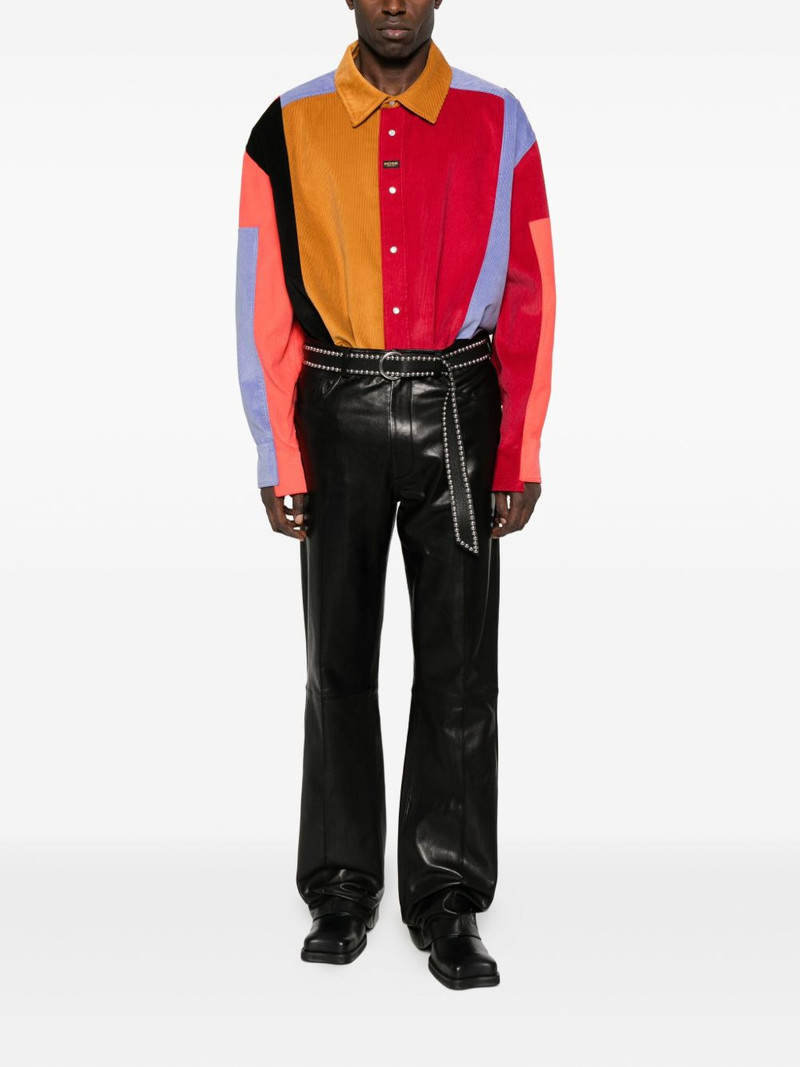 Martine Rose panelled corduroy shirt outlook