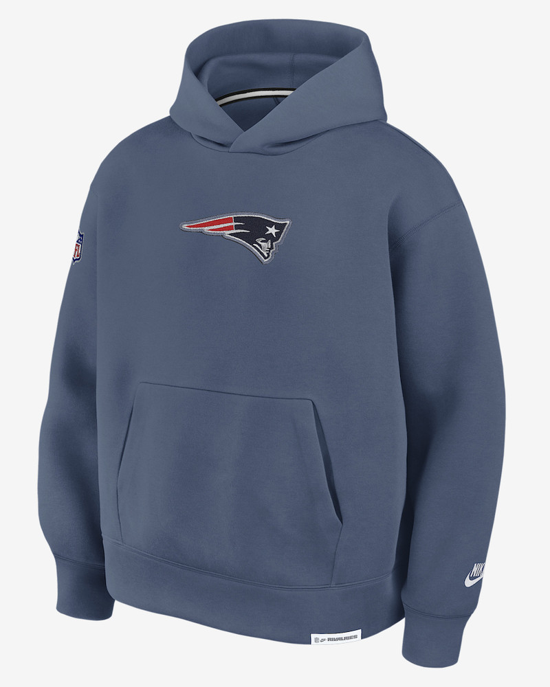 New England Patriots Rivalries Collection Oversized Tech Fleece Men's Nike NFL Pullover Hoodie 10