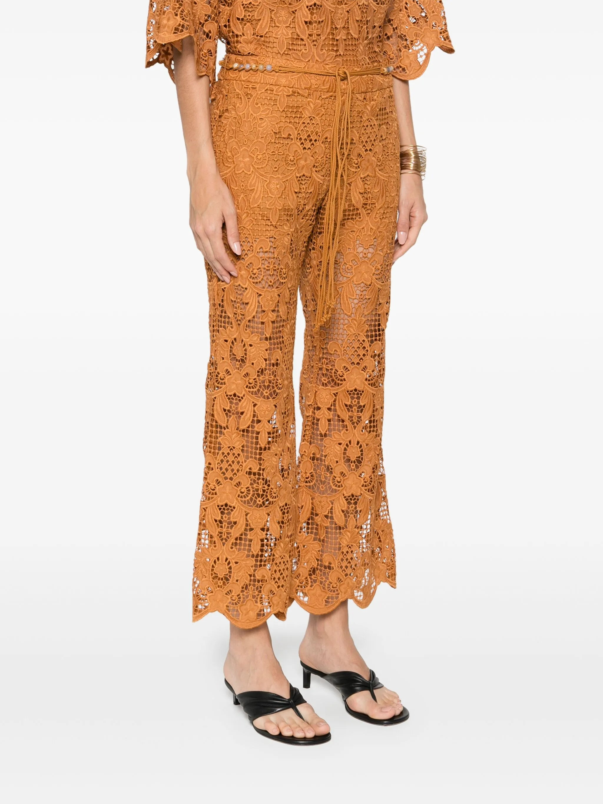 Coco Lace flared trousers - 3