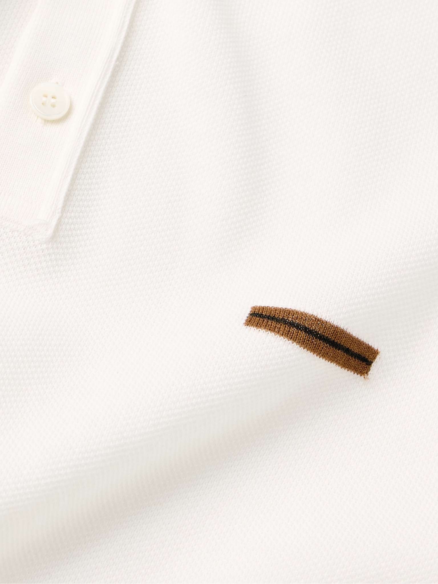 Slim-Fit Cotton-Piqué Polo Shirt - 5