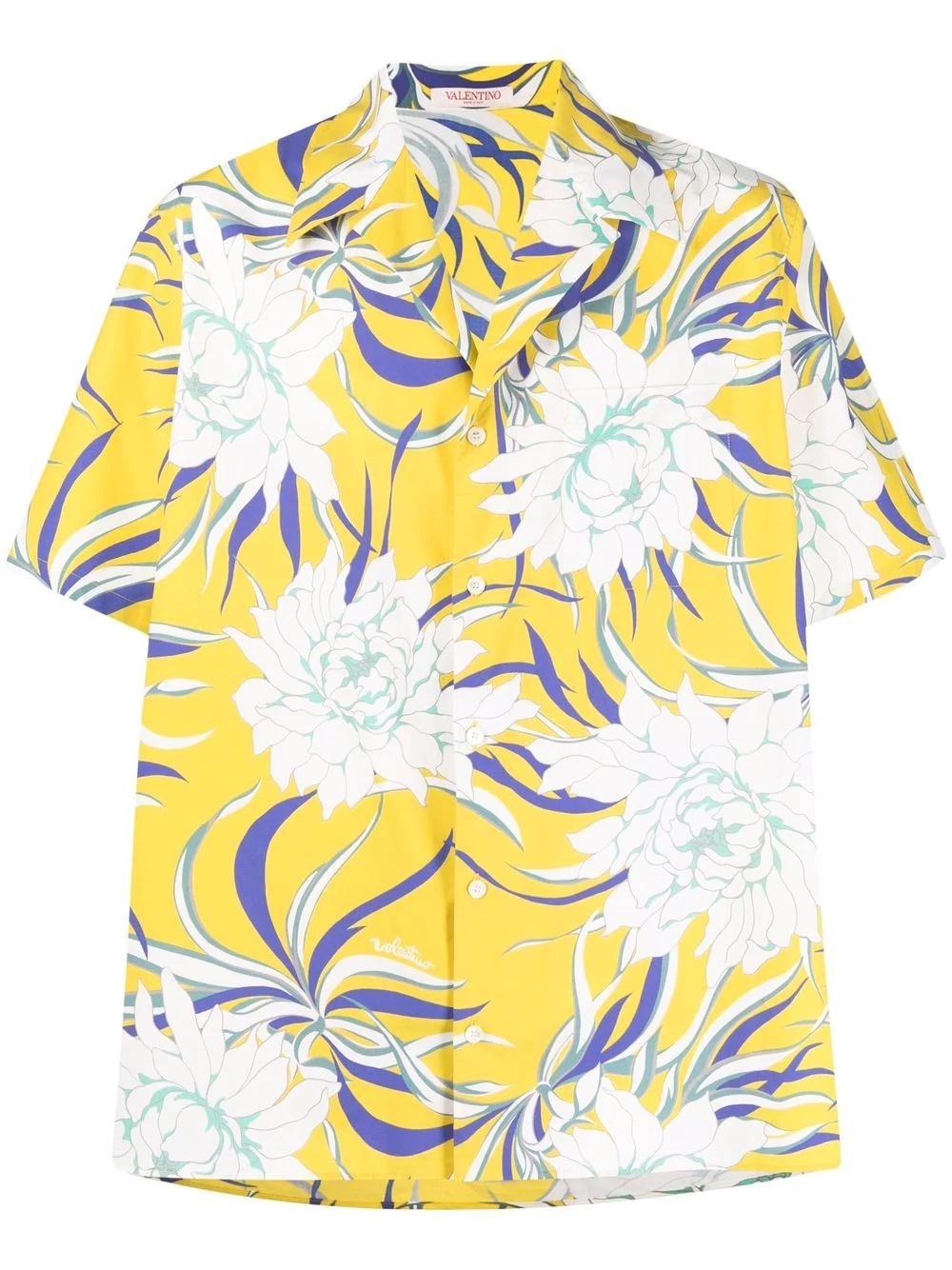 graphic-print short-sleeve shirt - 1