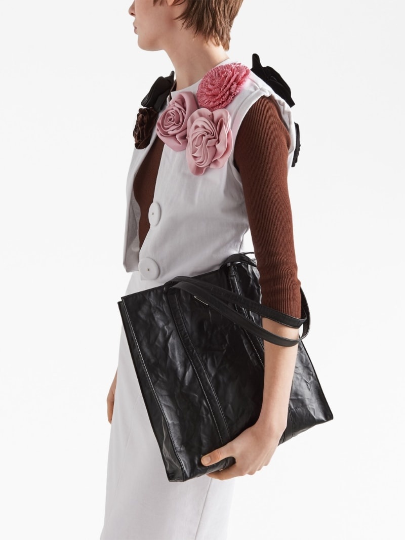 Prada nappa-leather tote bag | farfetch | REVERSIBLE