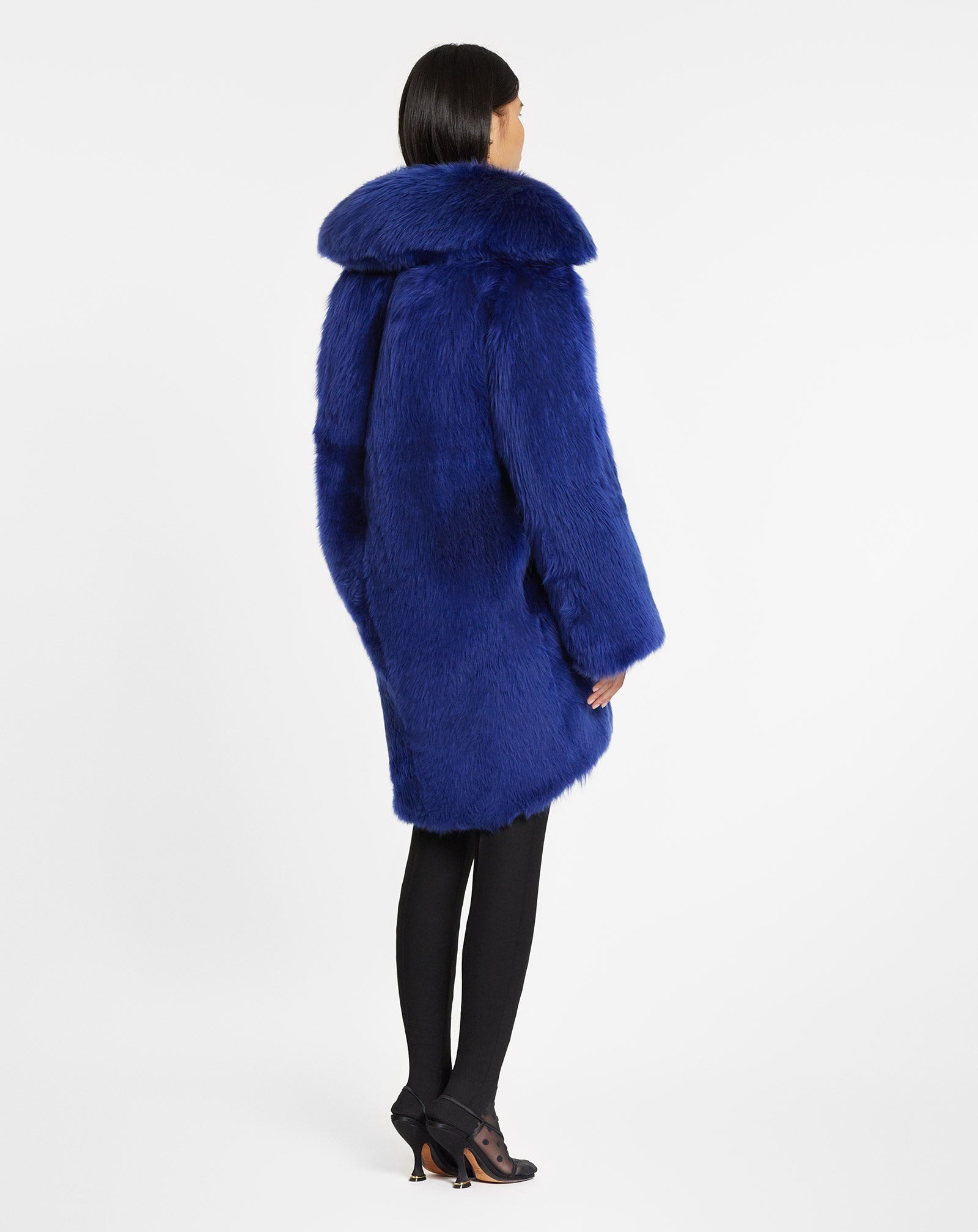 LONG FUR COAT - 5