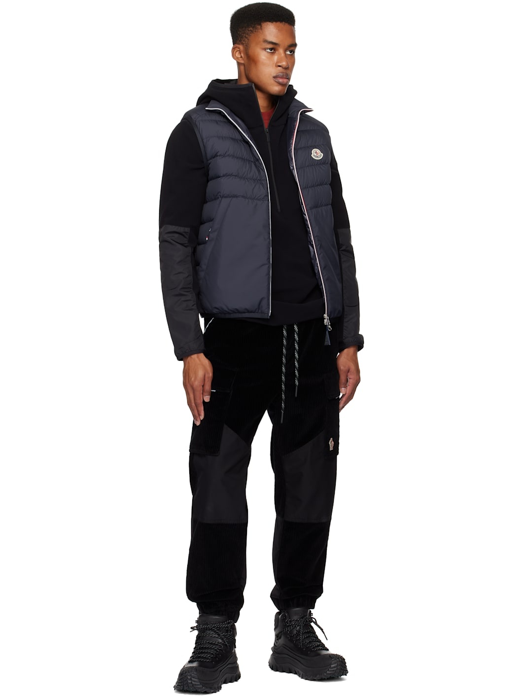 Navy Rabuons Down Vest - 4