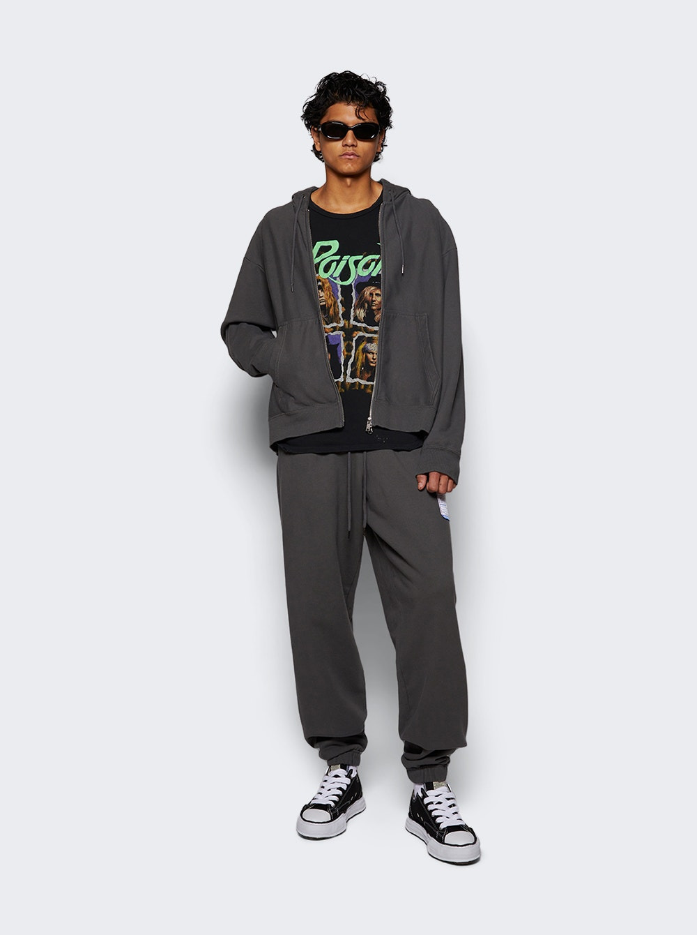 French Terry Easy Pants Dark Grey - 2