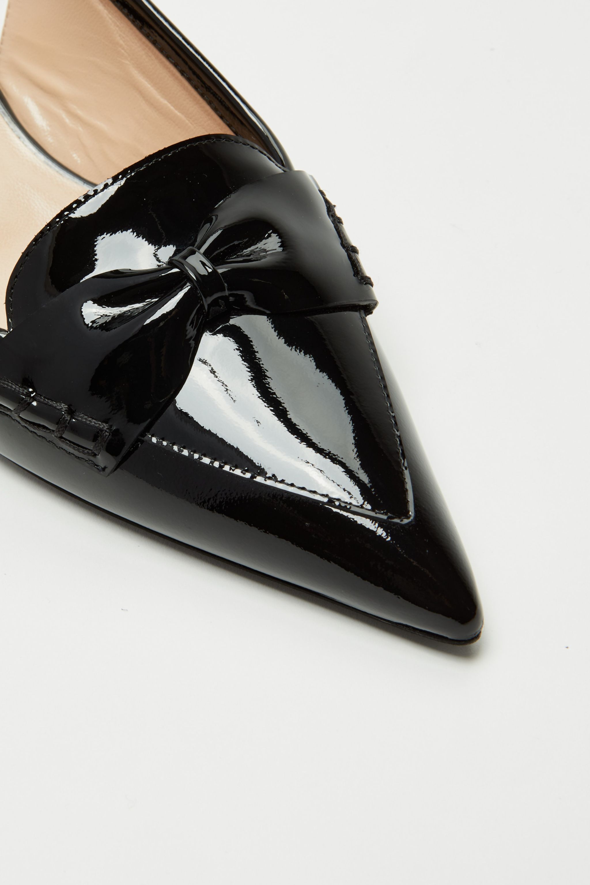BOW-EMBLLISHED SLINGBACK PUMPS - 4