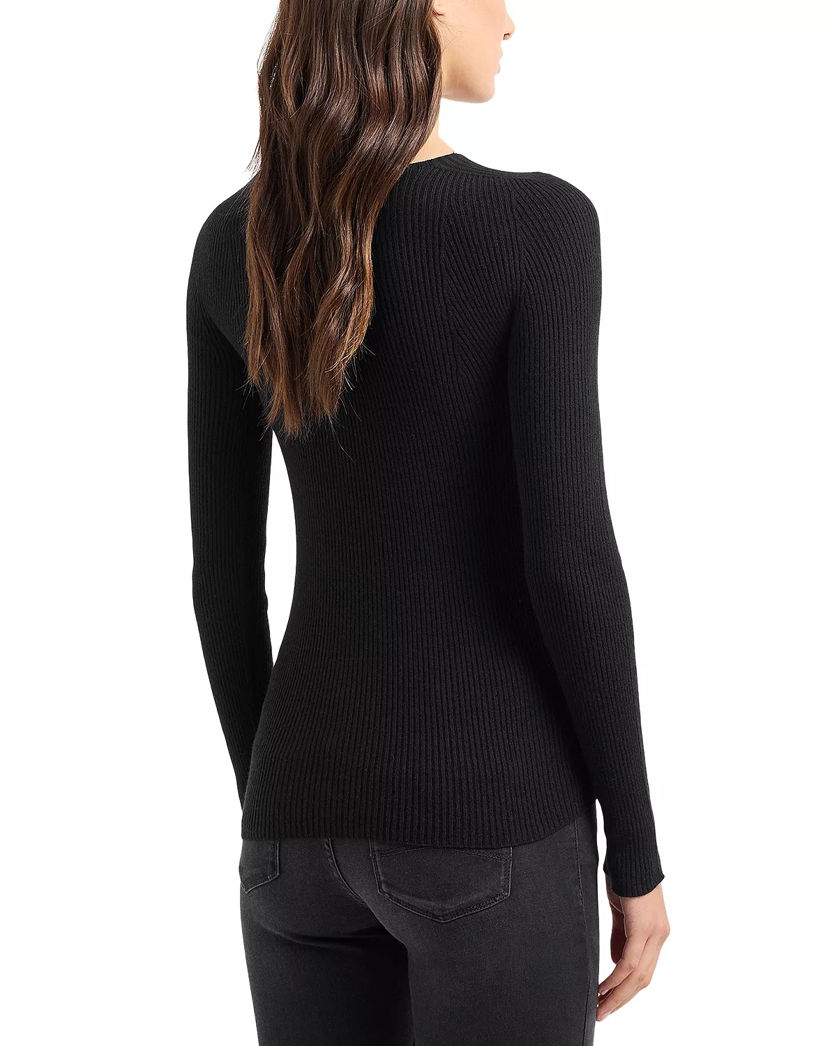 Ribbed Crewneck Sweater - 2