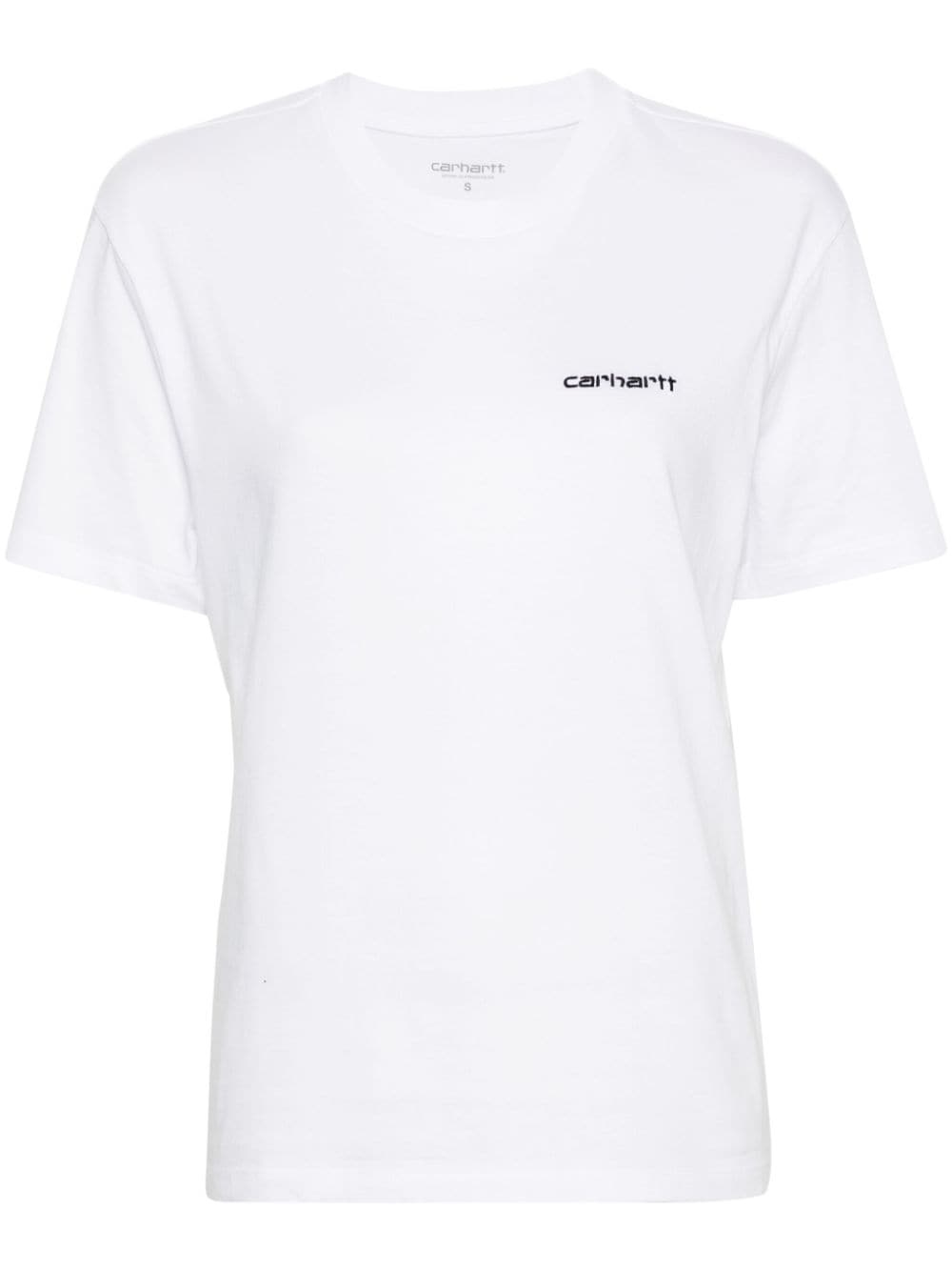 Script embroidery T-shirt - 1