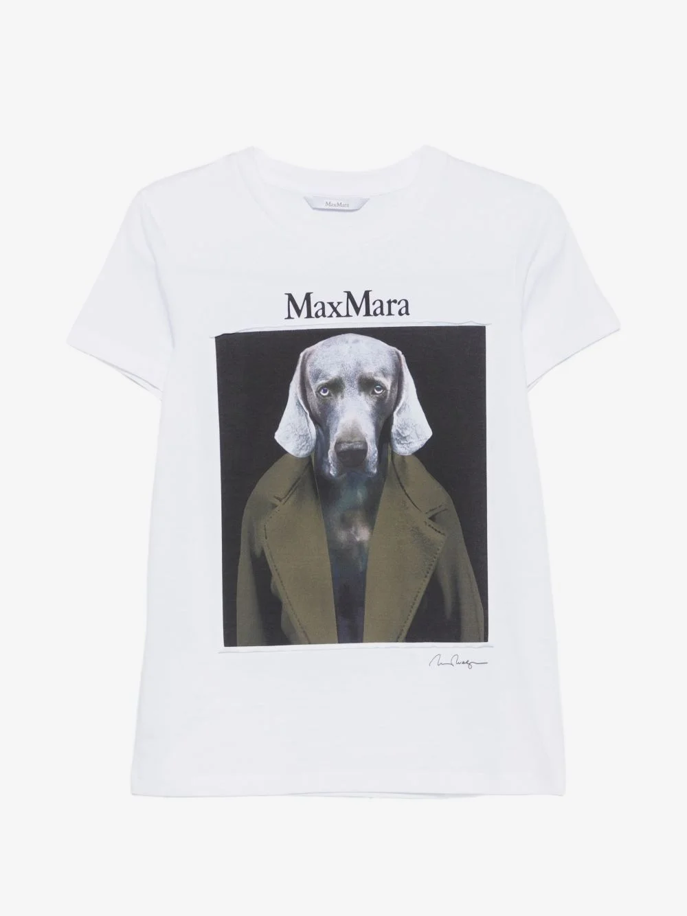 Calca print-detail short-sleeve T-shirt - 1