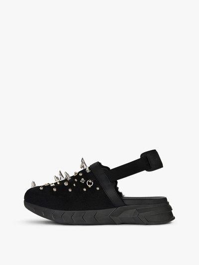 Givenchy MARSHMALLOW SANDALS IN RUBBER, SUEDE, SHEARLING WITH STUDS outlook