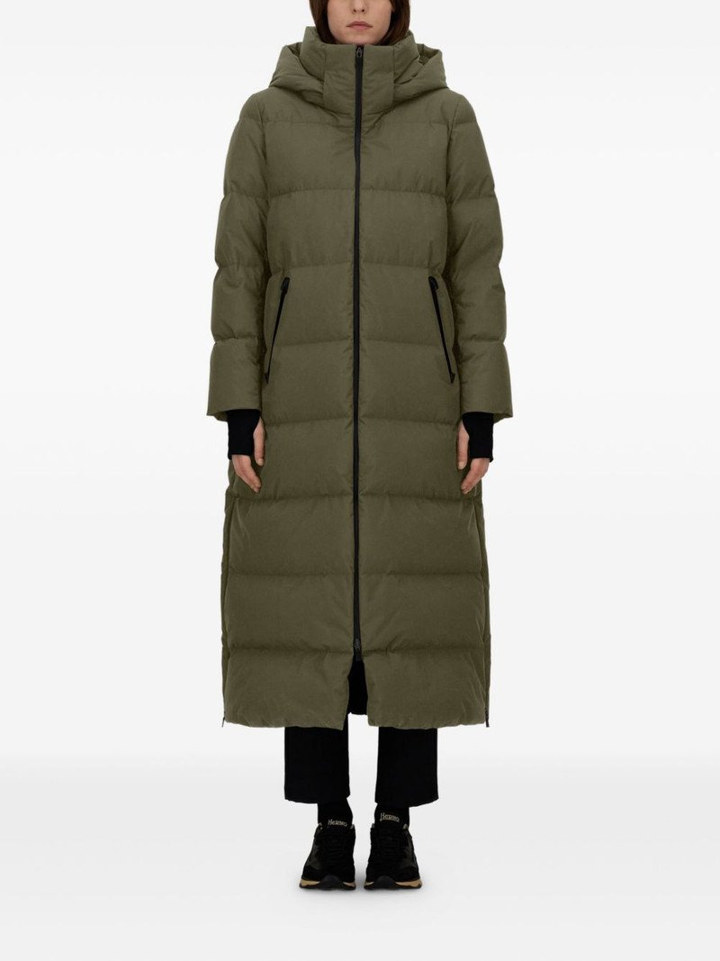 Herno hooded quilted coat outlook