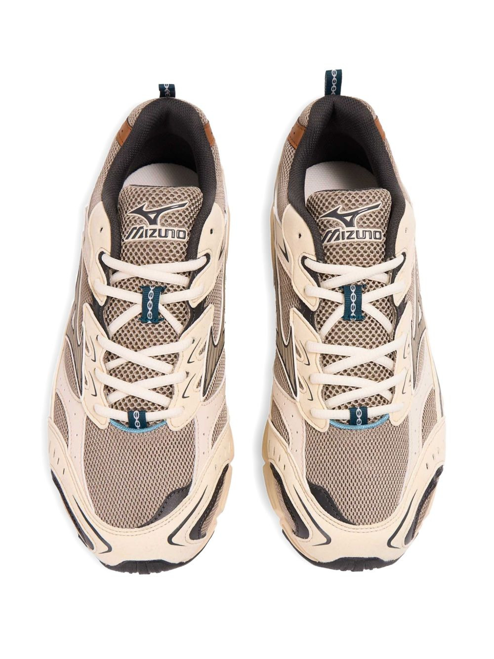mesh panel sneakers - 4
