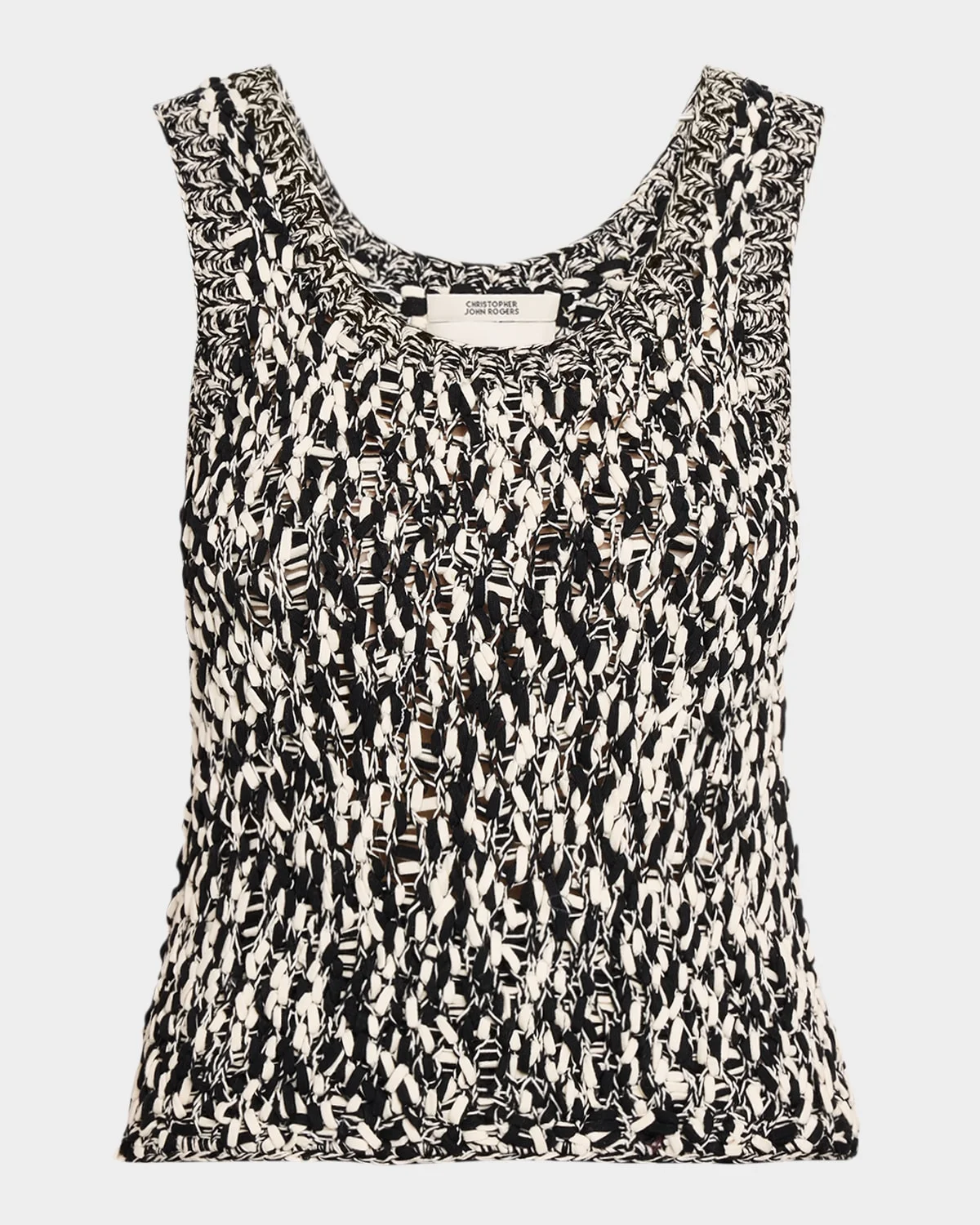 Marled Hand Knit Tank Top - 1