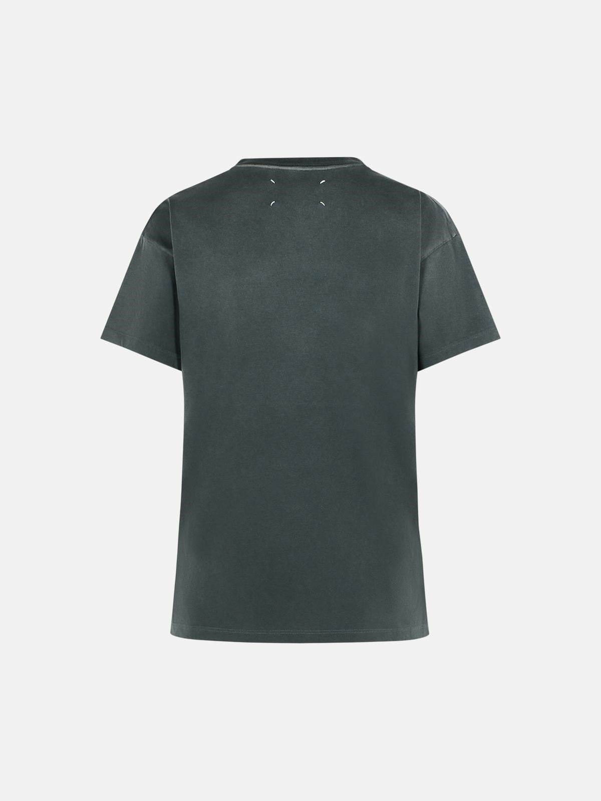 BLACK COTTON T-SHIRT - 3
