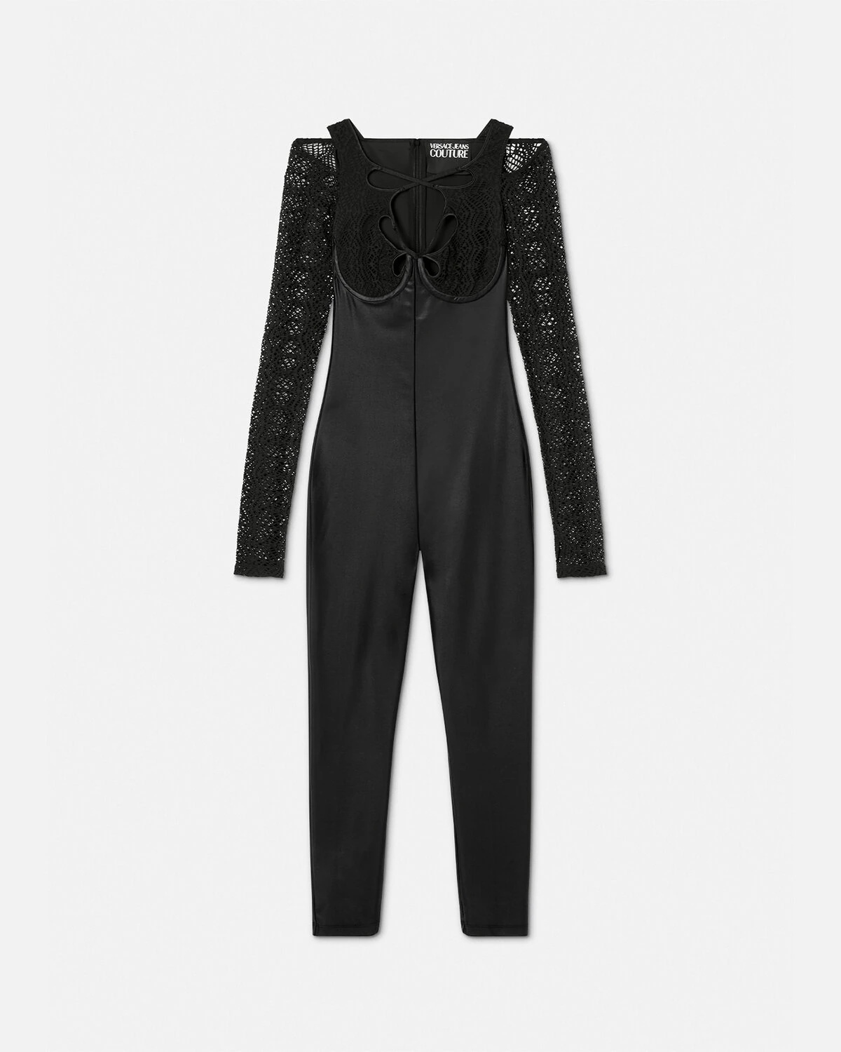 Lace Mesh Jumpsuit - 1