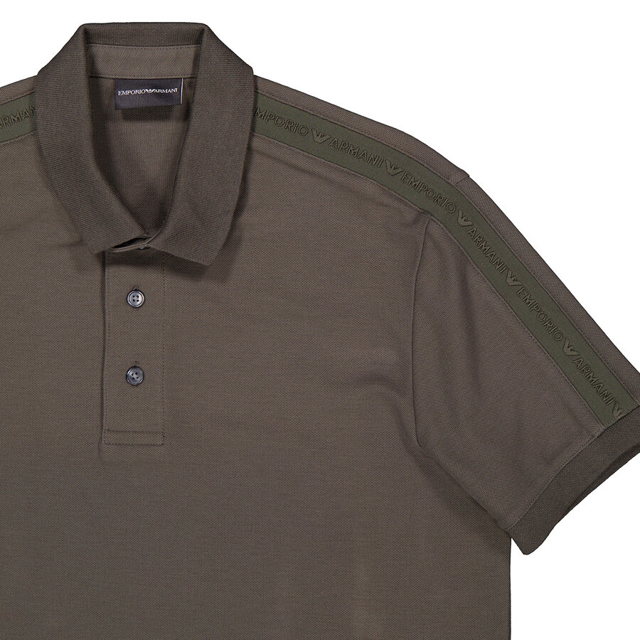 Emporio Armani Embossed Logo Tape Jersey Polo Shirt - 2