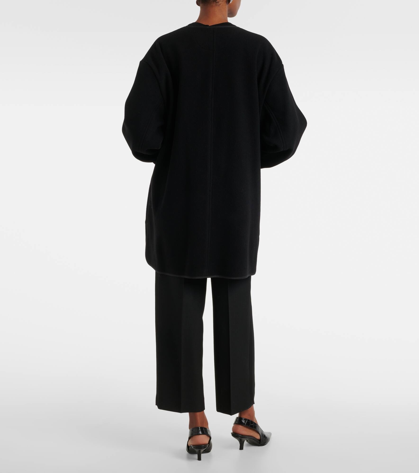 Felted wool-blend jacket - 3