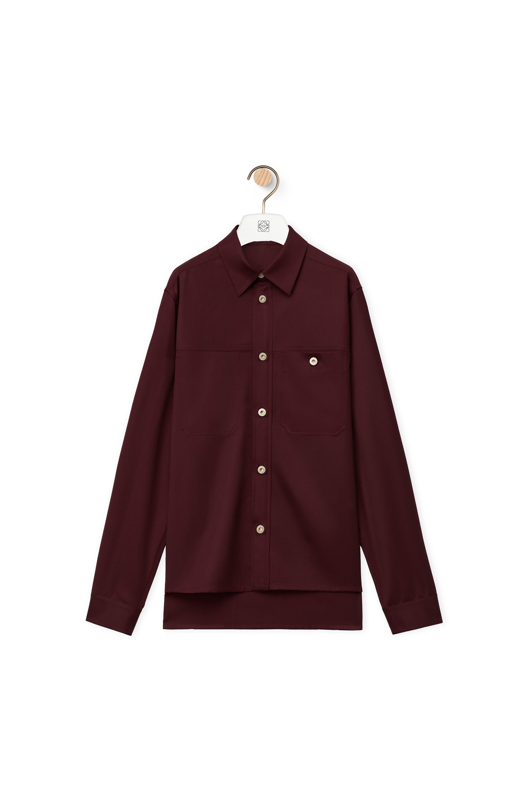 Overshirt in wool - 1