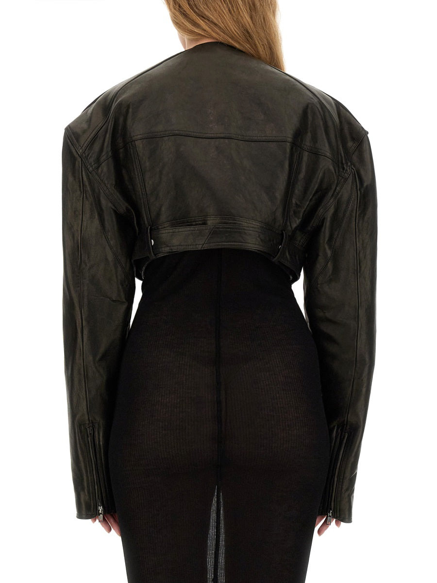 Rick Owens Women Biker Jacket - 3
