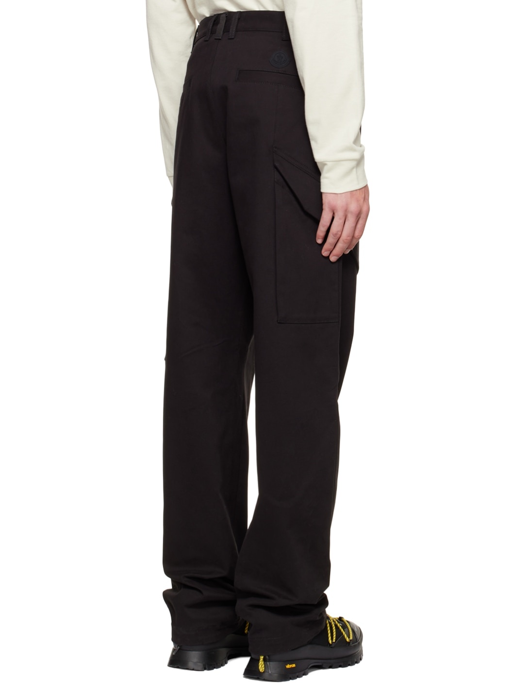 Black Cargo Trousers - 3