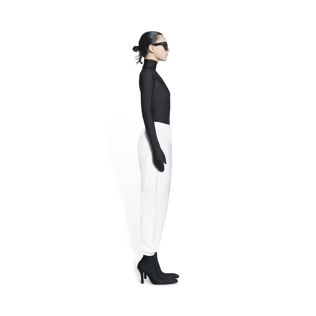 Women's Cities Paris Stretch Knee Pants  in White - 3