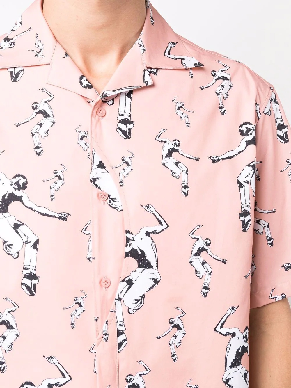 Dancers print bowling shirt - 5