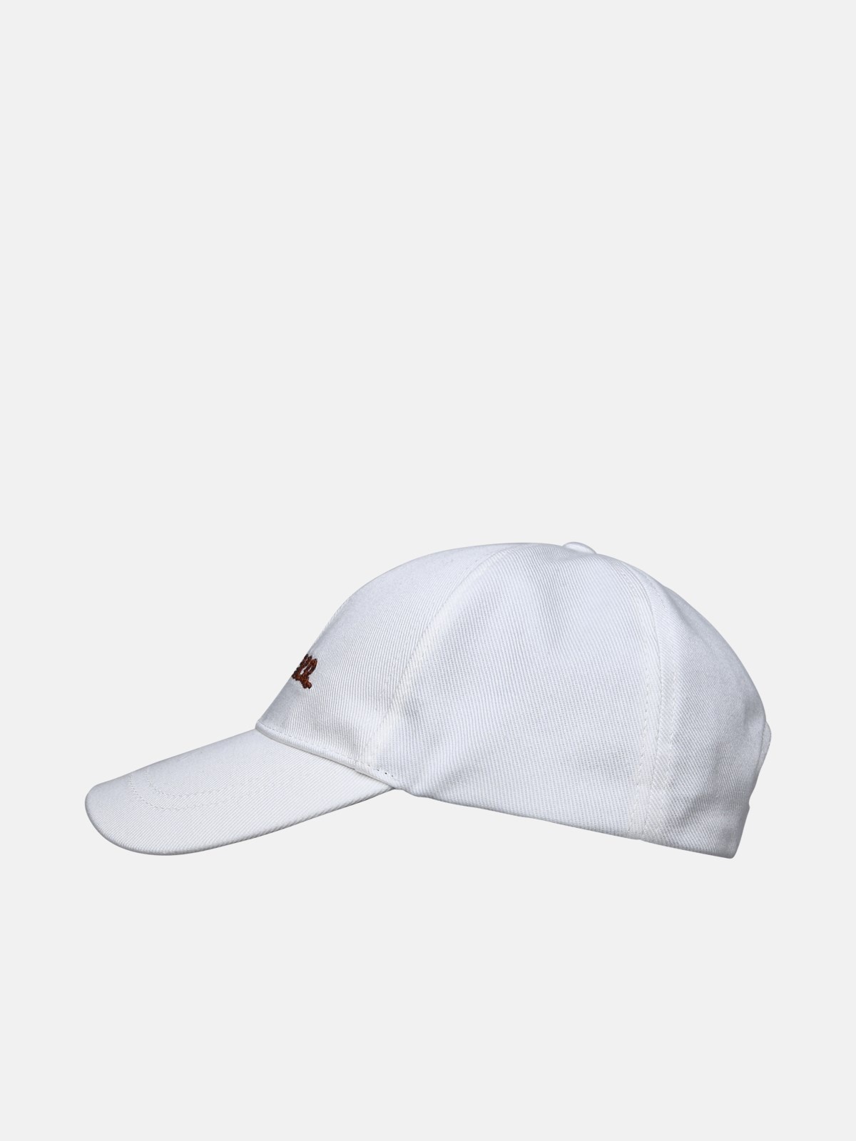 WHITE COTTON CAP - 2