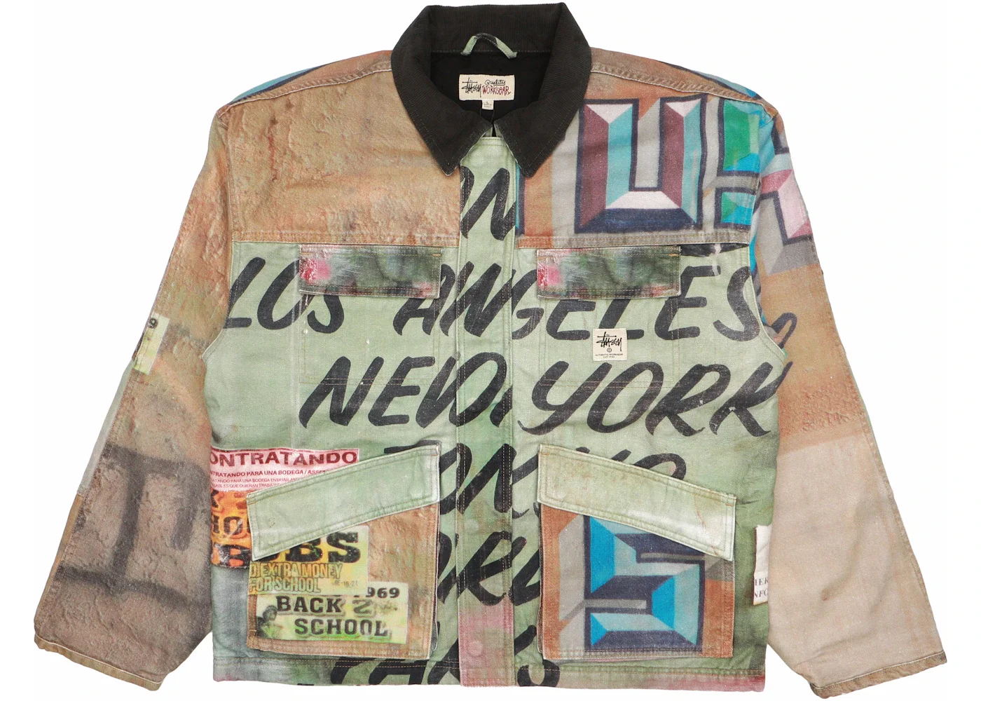 Stussy Alfonso Canvas Shop Jacket Multicolor - 1