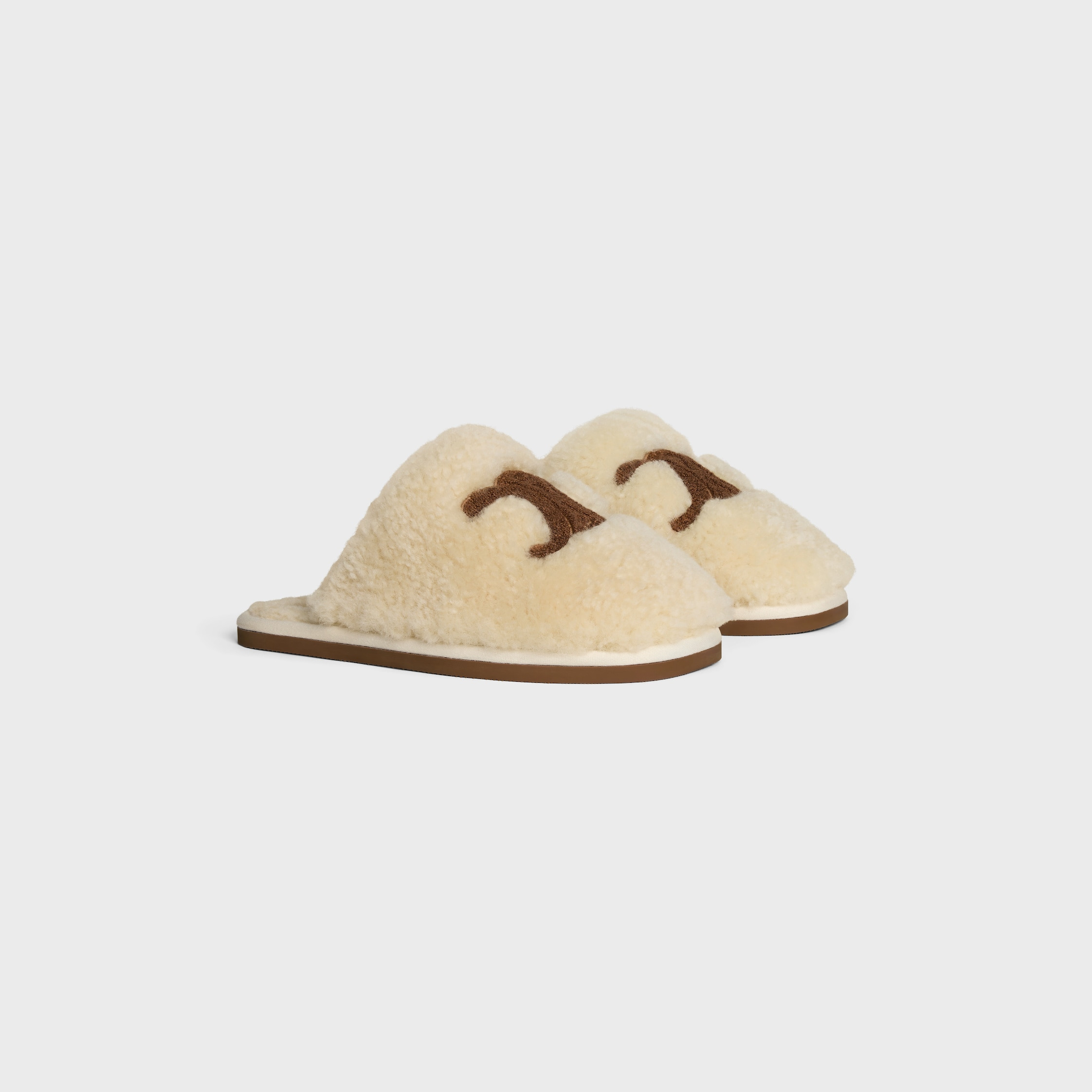 CELINE GEORGIA SLIDE IN Shearling - 2