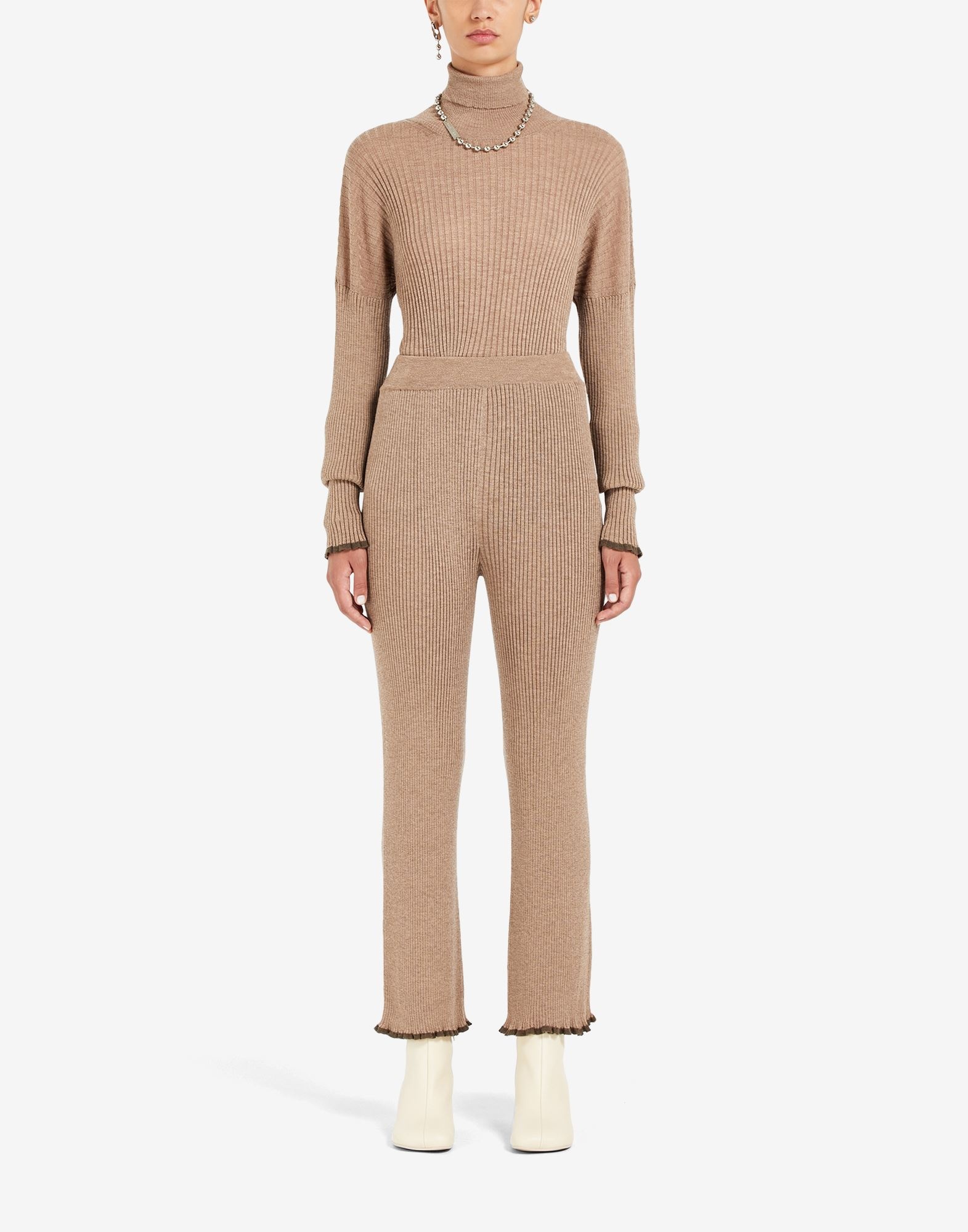 Ribbed knit trousers - 2