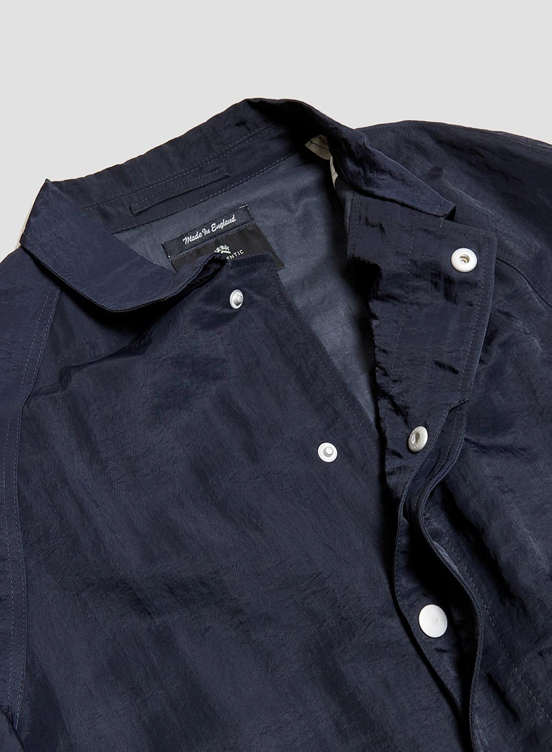Nam Coat in Navy Nylon 7