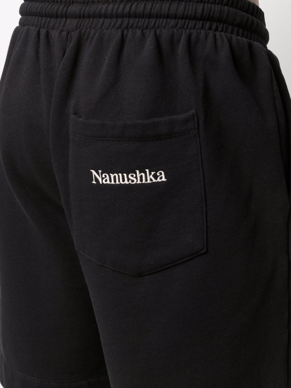 logo detail jersey shorts - 5