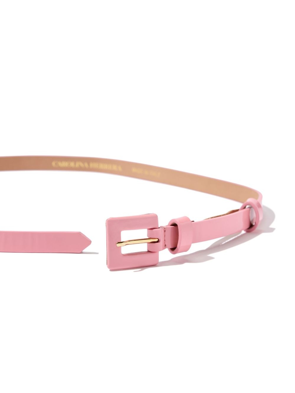 Skinny '90s patent-leather belt - 3